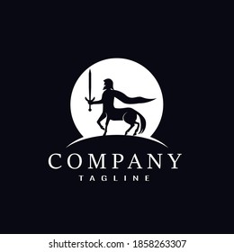 This is the design of The Centaur Moon Knight, the spartan centaur standing under the moonlight, as the symbol of legend. Great for any business.