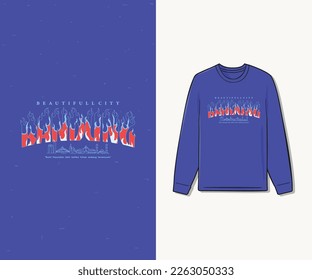 this is a design for the city of Bandung with, the symbol of the city of Bandung,
and full of attractive colors, an elegant concept that is good for t-shirt production.