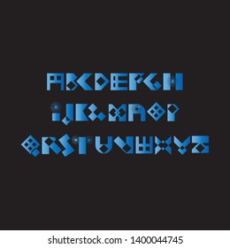 This design is colorful typography design,mainly alphabetical design