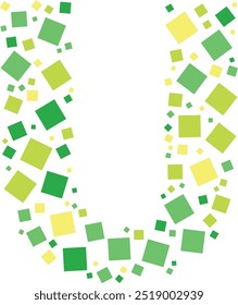 Este diseño combina la letra "U" con un patrón cuadrado, creando un aspecto elegante y moderno. Ideal para logos, branding, Elementos decorativos, ofrece un estilo geométrico y profesional para cualquier proyecto