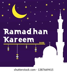 this design commemorates the fasting month or the month of Ramadan. Ramadhan month is a special place for Muslims throughout the world