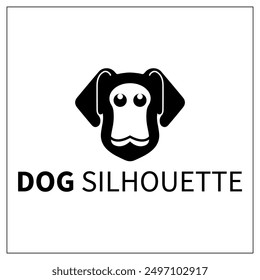 This is the design dog silhouettes and pet logo shape vector art for pet companies like that running and burking dogs, husky and wolf silhouettes, dog face and head icons etc.