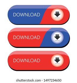 This design is download button, Web, icon, object, clipart, vector button, style, color button, illustration, symbol button etc .