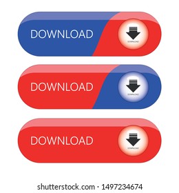 This design is download button, Web, icon, object, clipart, vector button, style, color button, illustration, symbol button etc .