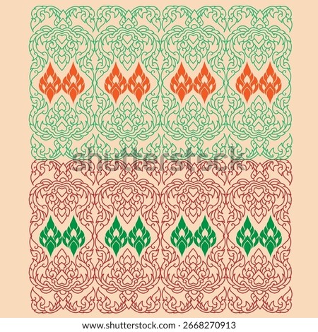 This design is entirely hand-drawn and manually continued with editable strokes.