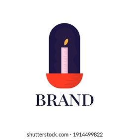 This is design of The Eternal Candel logo design, simple and unique logo design great for your company