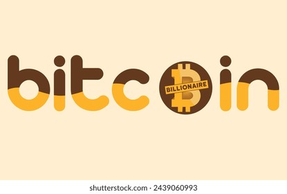 This design features a bold Bitcoin symbol with bitcoin word on it. The minimalist design makes a statement for any Bitcoin believer.