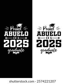 This design features a bold statement that celebrates a special graduate, making it perfect for various items like t-shirts, mugs, and banners. It adds a personal touch to any graduation celebration!