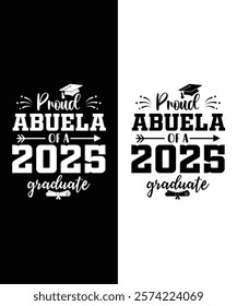 This design features a bold statement that celebrates a special graduate, making it perfect for various items like t-shirts, mugs, and banners. It adds a personal touch to any graduation celebration!