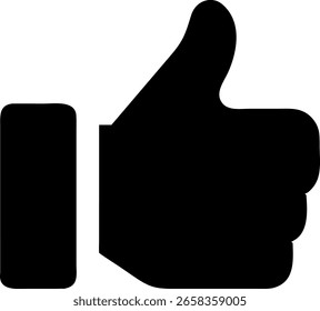 This design features a 'like' icon, likely a heart symbol