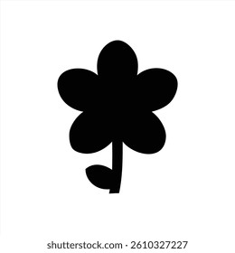 This design features a minimalist silhouette of a tree with a rounded top and a narrow trunk, perfect for nature themed projects or eco friendly designs.