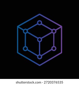 Este diseño presenta un logotipo de cubo moderno y abstracto construido a partir de nodos conectados y bordes lineales, que simboliza la tecnología, la estructura de datos, las redes, la cadena de bloques y los sistemas digitales. El gradiente azul a púrpura agrega una sensación futurista y premium, lo que hace que el logotipo sea adecuado para startups tecnológicas, empresas de software, plataformas de IA, empresas de análisis de datos, servicios en la nube, marcas de ciberseguridad y proyectos de Web 3.

La geometría limpia y el fuerte contraste contra un fondo oscuro permiten que el logotipo se escale bien en Sitios web, App móviles, paneles, productos SaaS, presentaciones, materiales de marca y perfiles de redes sociales. Su naturaleza abstracta la hace flexible para múltiples industrias y al mismo tiempo comunica la innovación y la conectividad, factores clave que aumentan el potencial de Descarga en las plataformas de valores.