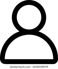 Este diseño cuenta con un icono de usuario