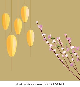 This design inspired by North Vietnam flower. Invitation, greeting card, clipart, print, paper, canvas, etc...