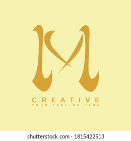 Este es el diseño del logotipo de la letra M con el estilo del logotipo inicial. Este logotipo es adecuado para empresas u otras empresas creativas compartidas. Este logotipo puede utilizarse para fines comerciales y educativos.