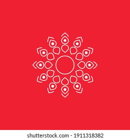 This design is made from a love shape pattern so that it has a beautiful symmetrical shape.