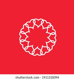 This design is made from a love shape pattern so that it has a beautiful symmetrical shape.