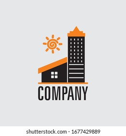 This design material can be used for logos related to real estate and apartments, architects, contractors and the like