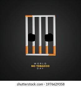 This design means world no tobacco day.