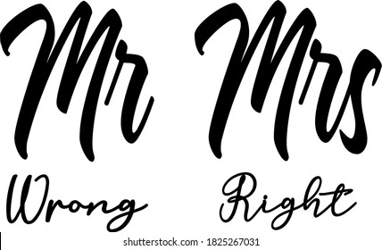 This design Mr. Wrong and Mrs. Right can be used for many projects. Grab a few files and make a weekend project or two.