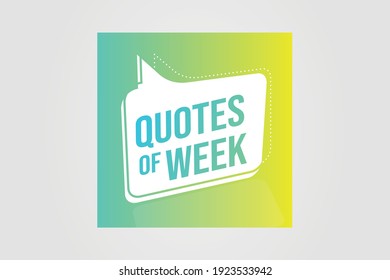 This design is a quotes template with a dialog balloon element.