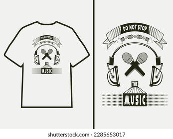 This design refers to a music t-shirt design.