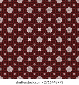 Este design apresenta um padrão floral cênico com uma variedade de tipos de flores em um layout aleatório
