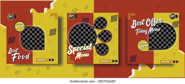 This design is suitable for social media marketing