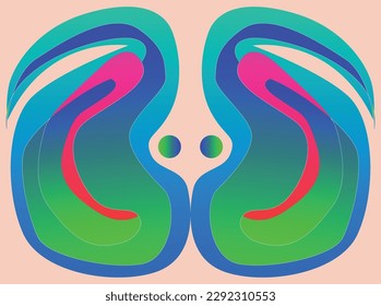 This design template is bursting with vibrant colors and fluid abstract shapes that create a visually stunning and energetic display. The abstract shapes flow seamlessly together, creating a feeling 