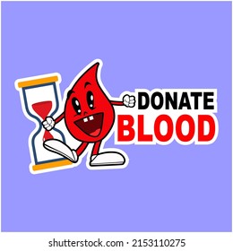 This Design Theme Blood Donation Wish Stock Vector (Royalty Free ...