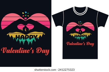 This design is Valentine's T-Shirt Design.