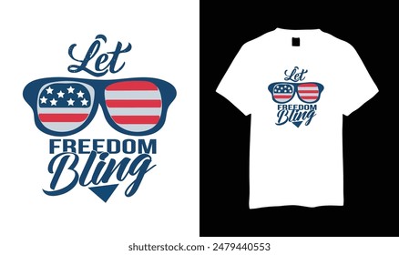 This design will suits men, women, young, gilrs and boys. this design is made on the Let freedom bling 4th of July. this shirt who love usa independence day enjoy. Grab Now.