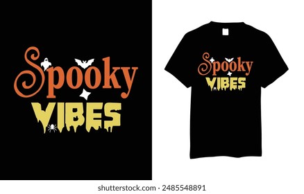 This design will suits men, women, young, gilrs and boys. This design is made Spooky vibes halloween design. Gift this shirt who love Halloween enjoy. Grab Now.