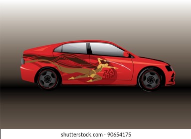 this is designed for Car Vinyl Stickers, to do your car beautiful and interesting chinese hieroglyphic marks - strong.
