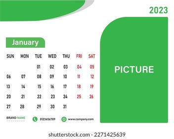 This is a Desk Calendar Template Design.