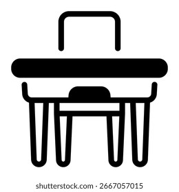 Este ícone de Mesa é adequado para Faculdade, Escola, Educação, etc.