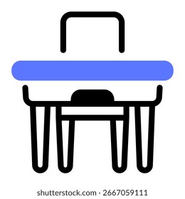 Este icono de escritorio es adecuado para la universidad, escuela, Educación, etc.