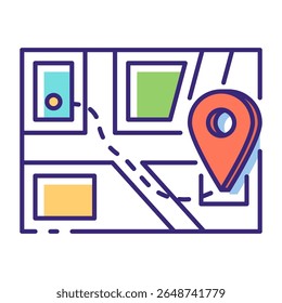 Este ícone de destino é adequado para viagens e turismo, etc