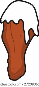 Diese detaillierte und appetitanregende Vektorgrafik zeigt einen knusprigen gebratenen Hühnerdrumstick, der mit einer großzügigen Menge an cremiger weißer Sauce überzogen ist und die herzhafte Essenz von Komfort-Essen und moderner Kochkunst einfängt. Diese professionelle Essensgrafik wurde speziell für den Restaurant-, Food-Truck- und Catering-Markt entwickelt und zeichnet die Zufriedenheit mit einem Lieblingsessen auf. Das Design zeichnet sich durch perfekt glatte Vektorpfade und eine satte Farbpalette in Bräunung und Weiß aus, die einen hohen Kontrast und sofortige Lesbarkeit für eine Vielzahl von Medienanwendungen gewährleistet. Die technische Datei ist für den Einsatz mit Vinylschneidemaschinen wie Cricut und Silhouette hoch optimiert, um kundenspezifische Schaufensterdekale, dekorative Küchenlageretiketten und Wärmepressendesigns für Bettwäsche oder Schürzen zu produzieren. Konzeptionell ruft die Bildsprache Gefühle der Frische, des Genusses und der einfachen Freude an einem Gourmet-Leckerbissen hervor. Es dient als vielseitige Ressource für die Erstellung von Menüboard-Symbolen, lokale Deli-Branding oder digitale Aufkleber für Lifestyle-Apps, die sich auf Kultur konzentrieren. Das professionelle Handwerk sorgt dafür, dass die strukturierten Details des Hühnchens und das glatte Aussehen der Sauce klar bleiben, auch wenn die Größe für kleine Web-Icons oder groß angelegte Werbebanner, die eine hohe Wirkung visuell für alle Kontexte im Zusammenhang mit der Hotellerie und handwerkliche Lebensmittelzubereitung, sodass die Botschaft der Qualität effektiv an ein vielfältiges Publikum kommuniziert.