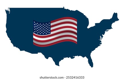 Este mapa detallado de Alta resolución USA presenta fronteras estatales claras, ideales para materiales educativos, presentaciones de negocios, proyectos de diseño. Editable y versátil para profesionales y creativos 