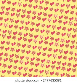 this is Diamond Love pattern design, format eps 10