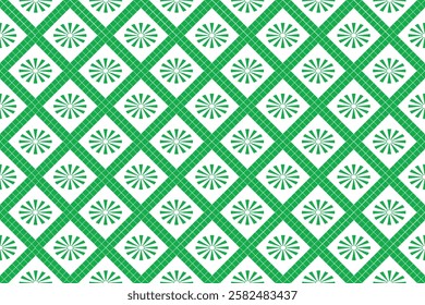This is diamond seamless this is another piece that I created with the imagination of green mixed with flower petals to give a freshness in the midst of nature. You can use this piece to decorate. On 