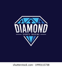 Icono de vector de concepto de deporte de diamantes