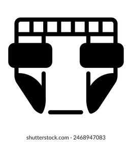 This Diaper icon is suitable for Retirement, Pension, and Elderly Activities.