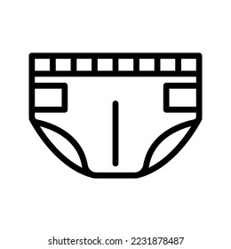 this is a diapers icon
icon with outline and pixel perfect style
this is one of the icons from the icon sets with Baby theme