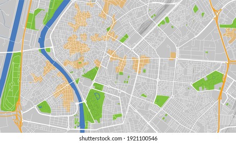 This Is A Digital Map City. It Is Sevilla