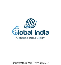 this is a Digital marketing logo Global x India.