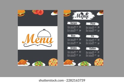 This is a digital menu, Printable Restaurant Menu.
All temples are uniquely designed on Ai File.
