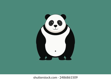  Dieses Digitalprodukt bietet eine atemberaubende Vektorgrafik-Illustration eines Riesen-Panda, der sorgfältig für Grafikdesign-Projekte gefertigt wurde, die einen Hauch von natürlicher Schönheit und Eleganz suchen.