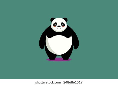  Dieses Digitalprodukt bietet eine atemberaubende Vektorgrafik-Illustration eines Riesen-Panda, der sorgfältig für Grafikdesign-Projekte gefertigt wurde, die einen Hauch von natürlicher Schönheit und Eleganz suchen.